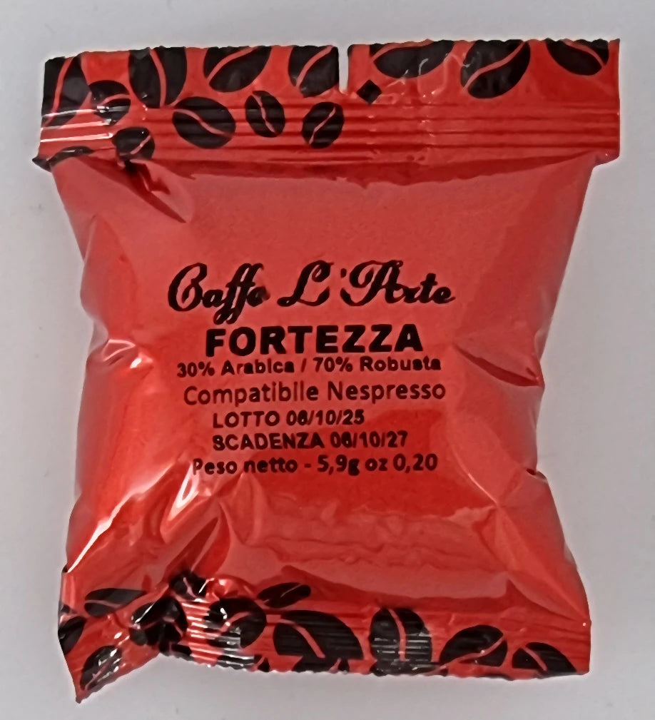 Fortezza – Die kräftige Hausmischung von Caffe L'Arte - Nespresso® kompatible Kapseln