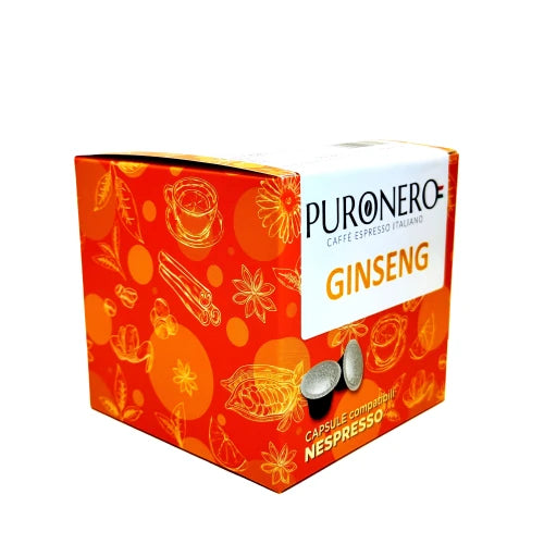 10 Kapseln Nespresso Puronero - Süsser Ginsenggeschmack