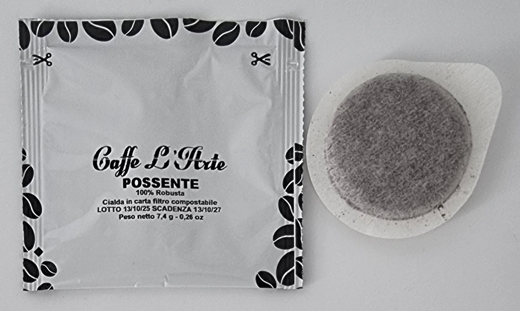 Possente – Die kräftigste Hausmischung von Caffe L’Arte – E.S.E. 44mm Pads