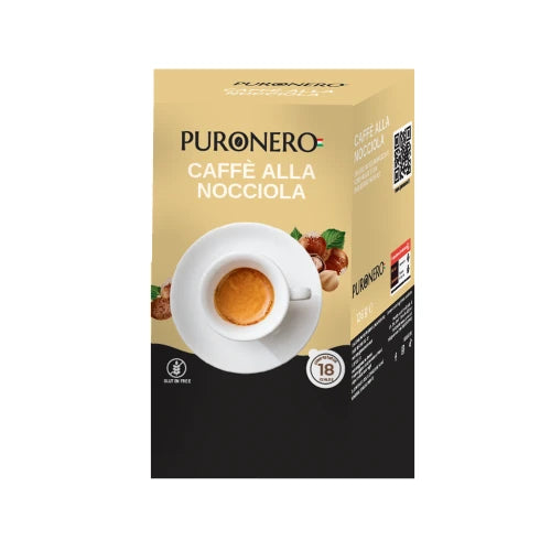 18 Puronero Pads – Aromatischer Haselnussgeschmack
